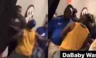 DaBaby frappe son propre artiste Wisdom en backstage