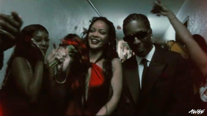 A$AP Rocky demande Rihanna en mariage dans le clip de « D.M.B »