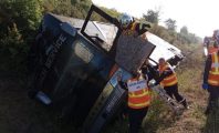 PNL : un bus de la tournée accidenté dans un fossé sur l'autoroute A11