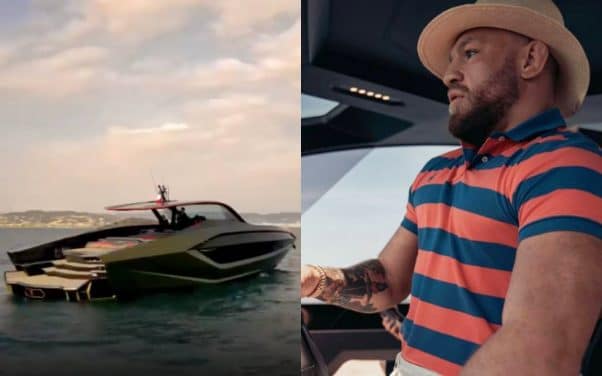 Conor McGregor a enfin reçu son yacht Lamborghini à trois millions de dollars