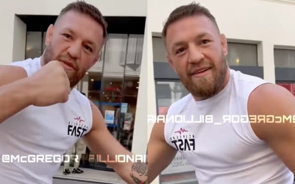 Un fan tombe par hasard sur Conor McGregor en vélo dans les rues de Cannes