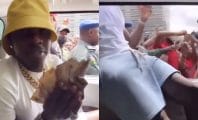 Comme 6ix9ine, DaBaby jette des liasses dans la foule lors de son passage au Nigéria