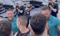 Conor McGregor s'emporte contre des fans trop envahissants à Cannes