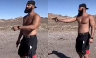 La Fouine tire torse nu dans le désert, la séquence ne passe pas inaperçue