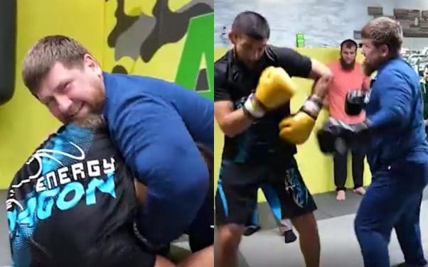 Le dictateur Ramzan Kadyrov met Khamzat Chimaev KO à l’entraînement