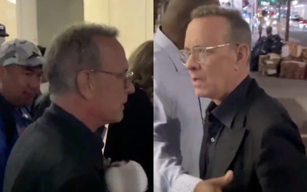 Tom Hanks s’en prend à des fans qui ont bousculé sa femme dans la rue