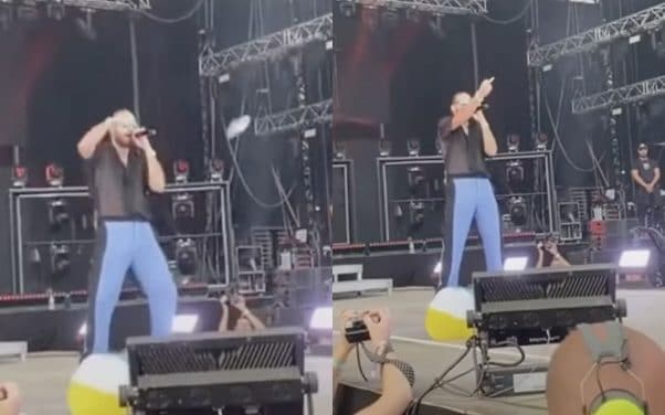 SCH visé par une bouteille en plein concert, son esquive fait le buzz sur la Toile