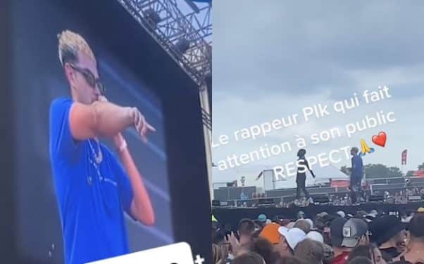 PLK a interrompu son concert pour secourir des spectateurs en difficulté