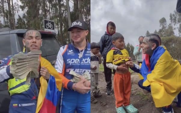 6ix9ine généreux : le rappeur offre 40 000 dollars euros à des familles en Equateur