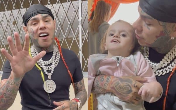 6ix9ine fait un magnifique geste envers une petite fille malade