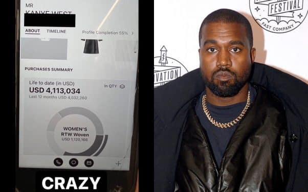Kanye West a dépensé plus de quatre millions en un an pour la marque Balenciaga