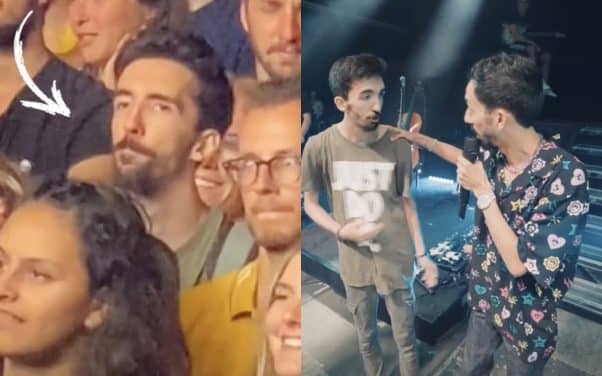 En plein concert, Oli fait monter sur scène un sosie de son frère Bigflo