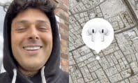 Lewis Ellis fait 6400 kilomètres et dépense 2700 euros pour retrouver ses AirPods volés