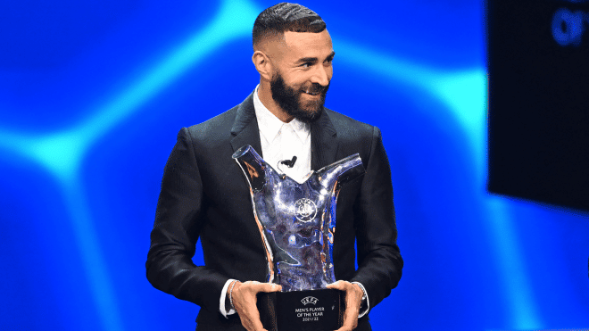 Karim Benzema récompensé, il décroche le titre de joueur UEFA de l’année