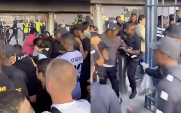 Plus de cinquante jeunes ont forcé l’entrée du Stade de France pour assister au concert de Booba