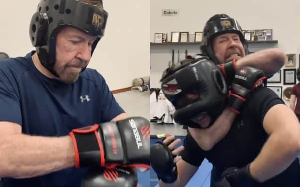 A 82 ans, Chuck Norris dévoile un impressionnant niveau de MMA