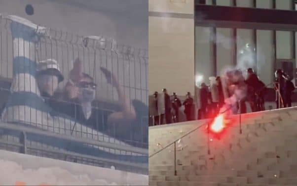 Des ultras de Francfort aperçus en train de faire des saluts nazis au Vélodrome de Marseille