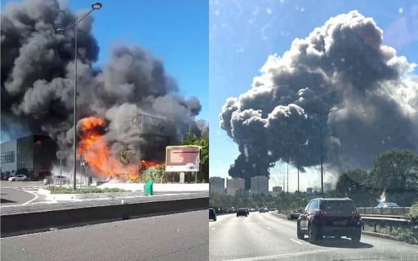 Incendie près du marché de Rungis : une centaine de sapeurs-pompiers sollicitée