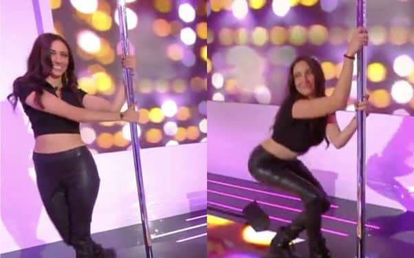 TPMP : la prestation de pole dance de Delphine Wespiser fait sensation