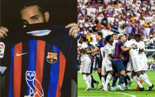 Drake a perdu 800 000$ en pariant sur la victoire du FC Barcelone contre le Real Madrid