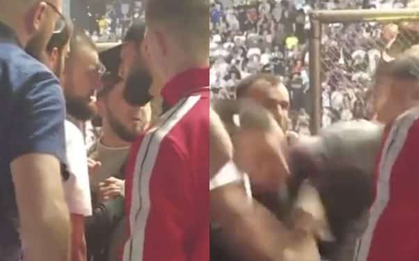 Khamzat Chimaev et le cousin de Khabib Nurmagomedov en viennent aux mains