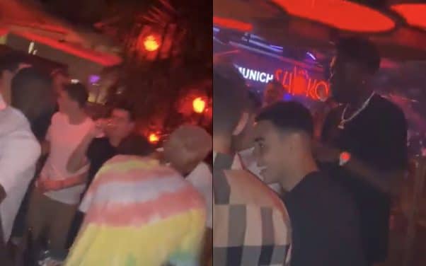 Après leur victoire, les joueurs du Bayern Munich ont fait la fête dans une boîte à Barcelone