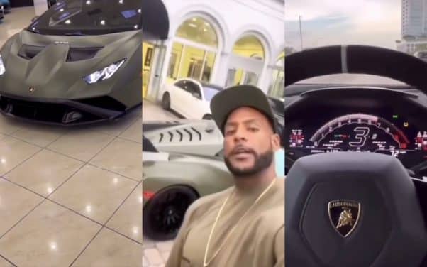 Booba affiche fièrement la toute dernière Lamborghini qu’il vient de s’offrir