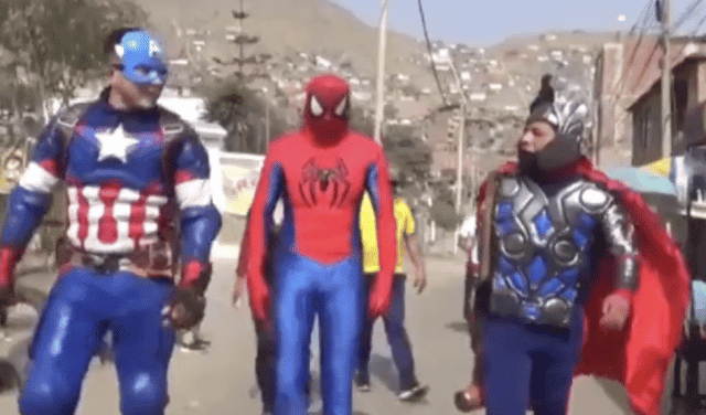 Pérou : des policiers déguisés en Avengers arrêtent les malfrats