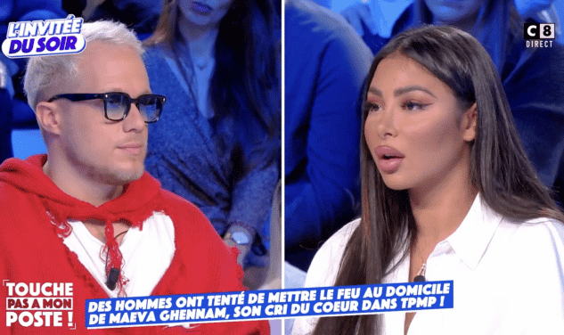 TPMP : Maeva Ghennam VS Guillaume Genton, « C’est normal de se faire incendier, de se faire braquer ? »