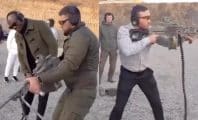 Kamaru Usman, Justin Gaethje et Henry Cejudo apprennent à tirer avec Ramzan Kadyrov