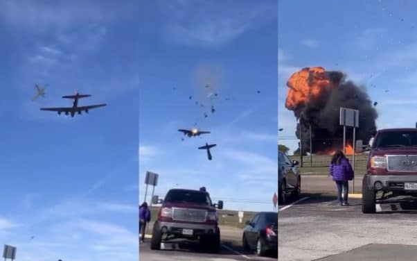 Deux avions historiques entrent en collision lors d’un spectacle aérien au Texas