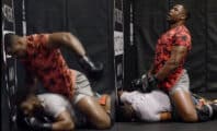 Francis Ngannou de retour à l'entraînement : il en fait voir de toutes les couleurs à son coéquipier