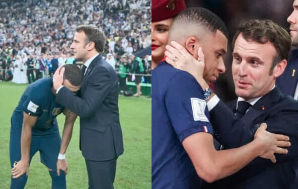 Emmanuel Macron critiqué pour avoir réconforté Kylian Mbappé, il se défend