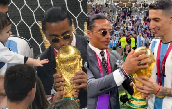 Salt Bae : une enquête ouverte après son apparition sur la pelouse lors de la finale du Mondial 2022