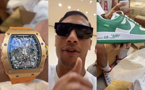 Maes s’offre des Air Force x Louis Vuitton à 12 000 euros et une Richard Mille