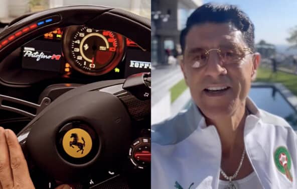 Said Taghmaoui réalise son rêve en payant une Ferrari neuve en cash