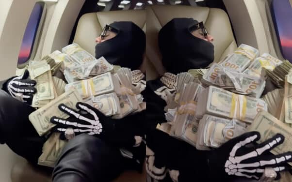 6ix9ine revient en force et nargue ses détracteurs en dormant avec un million de dollars