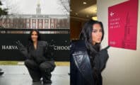 Kim Kardashian assure une conférence sur sa marque SKIMS à Harvard