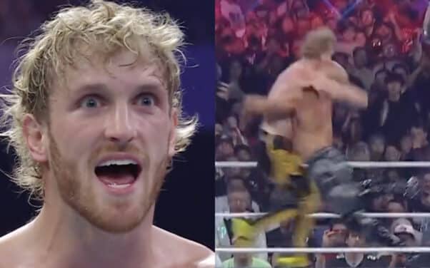 Logan Paul impressionne à la WWE face à Ricochet