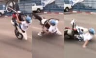 Zola se casse la jambe en moto à Kinshasa