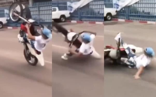 Zola se casse la jambe en moto à Kinshasa