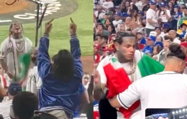 6ix9ine en état d'ébriété dans un stade : il se fait virer du match