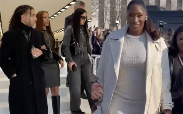 Aya Nakamura et Shay aperçues au défilé de Givenchy