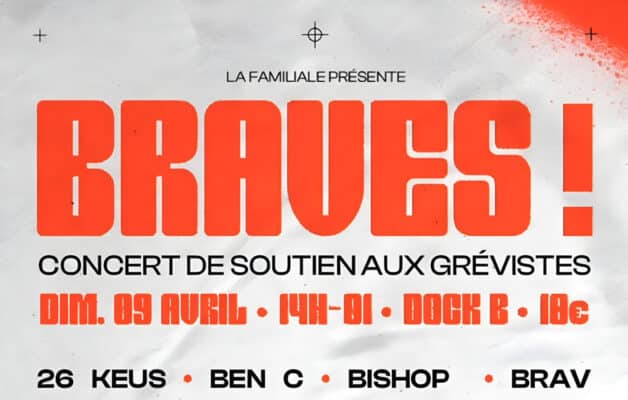 Plus de 50 rappeurs se mobilisent avec les grévistes lors d'un concert exceptionnel