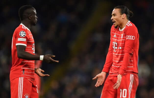 Sadio Mané suspendu par le Bayern Munich après s'en être pris à Leroy Sané