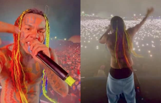 6ix9ine remonte sur scène et affirme être le rappeur numéro un