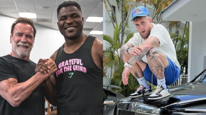 © Instagram : @francisngannou / @jakepaul