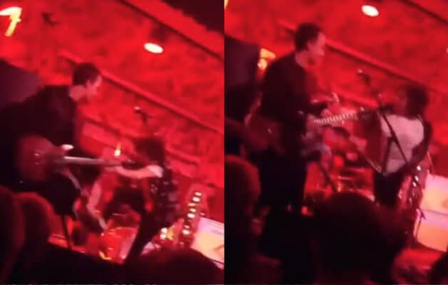 Une altercation entre un chanteur et son bassiste éclate en plein concert