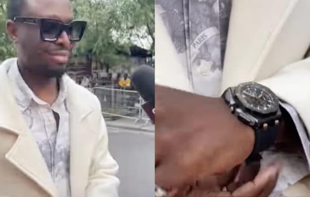 Dadju choque les internautes avec sa montre à 400 000€ lors de la cérémonie Les Flammes