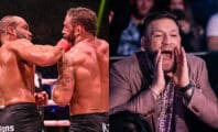 Conor McGregor conseille Eddie Alvarez en plein combat